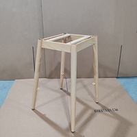 Série de pieds de meubles RZS, faible quantité minimale de commande, fer, métal, impression par transfert thermique, couleur bois naturel, design moderne, chaise de bar
