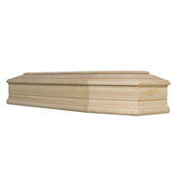 Ataúdes de Madera Elegantes de Estilo Europeo con Forro de Terciopelo, Biodegradables, Ecológicos, Color Personalizable para Familias y Adultos