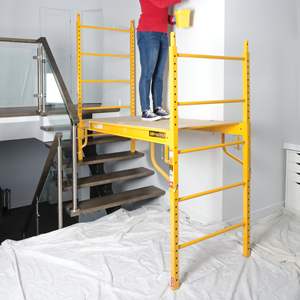 Échafaudage mobile pliable de 2,8 m, plateforme d'escalade pour la rénovation, cheval de travail épaissi, échafaudage <span class=keywords><strong>portable</strong></span> à montage rapide - Product Image 5