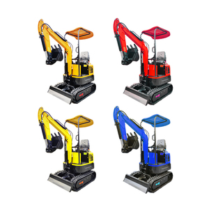 1 tonelada Micro Digger Mini Escavator máquinas con pista de goma para la venta - Product Image 6
