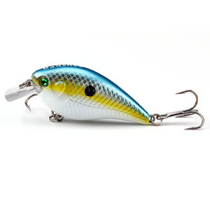 VC03 Crankbait flottant peu profond, bavoir carré, Crankbait en plastique, leurre dur, échantillons gratuits, leurre de pêche - Product Image 6