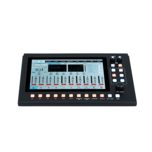 Console de mixage audio numérique miniature MuxMix18 avec Bluetooth, écran tactile de 10,1 pouces pour la diffusion en direct, pour studio personnel, équipe - Product Image 1