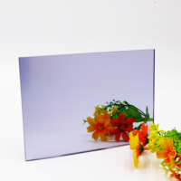 Panneaux PMMA transparents personnalisés rouges de 3 mm et 6 mm d'épaisseur, feuilles d'acrylique miroir extrudées et coulées fluorescentes grand format couleur or rose