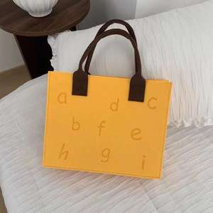 Professional Felt Large Capacity <b>Shopping</b> Carry <b>Bag</b> with Customized - Product Image 4