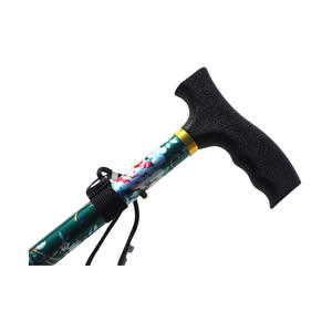 Bastón de Senderismo con Mango Cuadrado y Diseño Impreso, Bastón de Trekking Telescópico Ajustable de Aleación de Aluminio con Punta de Goma - Product Image 1