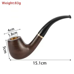 Pipa <span class=keywords><strong>de</strong></span> <span class=keywords><strong>Fumar</strong></span> <span class=keywords><strong>de</strong></span> Laca Hecha a Mano Estilo Chino con Filtro y 10 Herramientas 9mm - Product Image 3