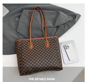 Sac fourre-tout messager en cuir PU pour femme 2025, sac à bandoulière zippé en polyester, grande capacité, tendance, été, hiver, automne, printemps - Product Image 4