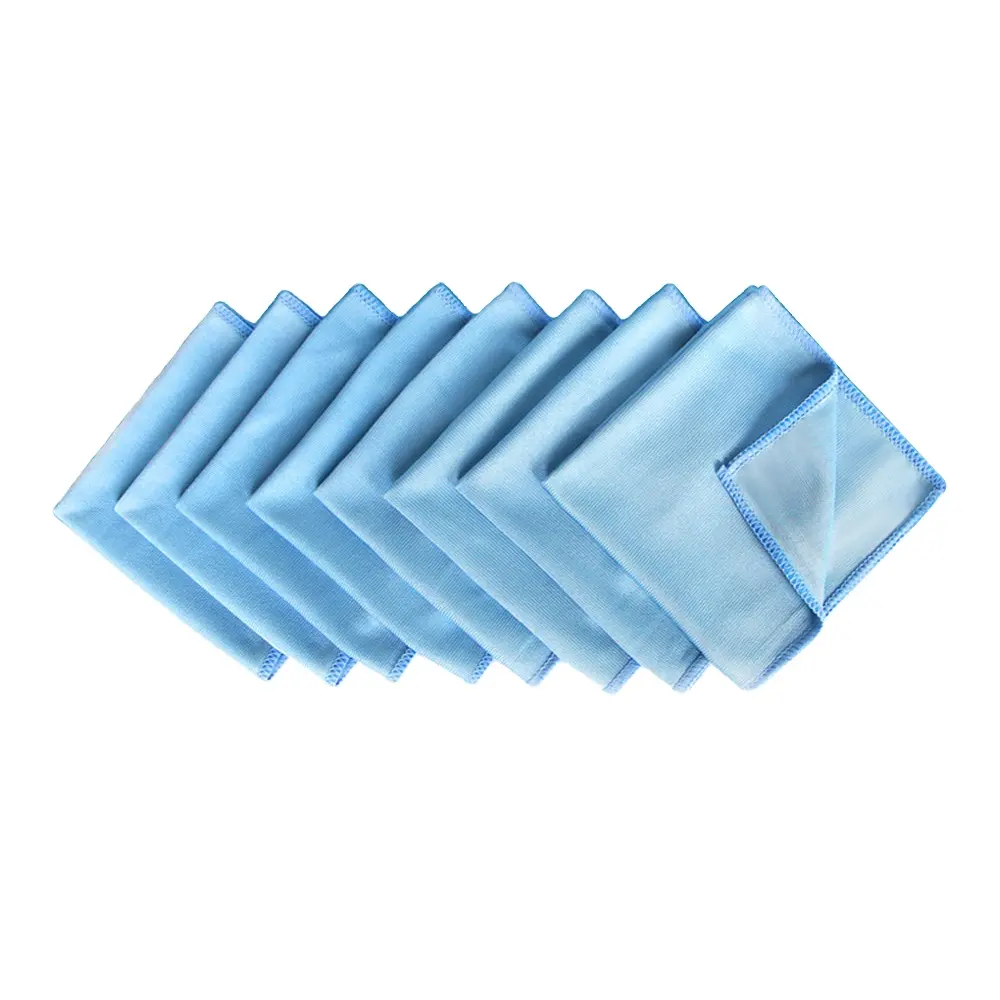 Microfiber Towels 80% Polyester 20% Nylon Car Grooming Towels Glass Cleaning Cloths Rags Shiny Silk Custom Color Towels