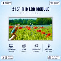 AUO G215HVN01.3 Modul LCD TFT 21,5 Inci 1920x1080 FHD LVDS 1000cd/m2 5000:1 Layar Industri Suhu Lebar -10~80C