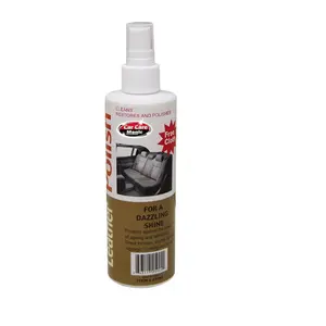 250ml Easy application Leather Solution Seat Clean Polish Spray Leather interior shine wax Car Interior Care Products