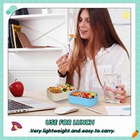 Ensemble d'alimentation pour bébé écologique et biodégradable, boîte à lunch pour enfants d'école, boîte à lunch en silicone, bento pour enfants, chauffable, anti-fuite