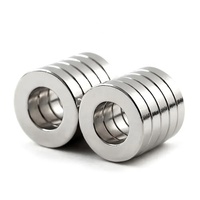 Aimant diamétralement aimanté anneau disque rond personnalisé diamétral aimant néodyme N52