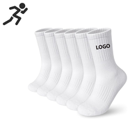 Chaussettes athlétiques de haute qualité pour hommes et femmes Chaussettes en coton épais rembourrées les plus vendues