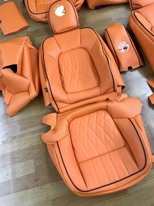 ปลอกหุ้มเบาะรถยนต์หนังแท้กันน้ำ 3 มิติ สีแดง ดำ เทา น้ำตาล สำหรับรถ Porsche Macan ขายส่ง มีสินค้าในสต็อก - Product Image 3