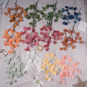 Feuilles d'eucalyptus artificielles 30cm-100cm, branche en plastique, décoration de mariage, accessoires de photographie, décoration de la maison - Product Image 1