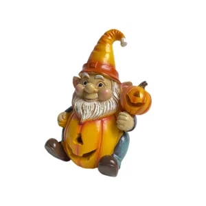 Op Maat Gemaakte Halloween Grappige Pompoen Lamp Hars Decoraties Voor Activiteiten, Feesten, Huisdecoratie, Schattige Ambachten