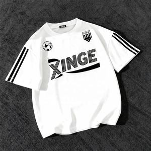 รับผลิตเสื้อยืดผู้ชาย OEM/ODM ขายส่ง ปรับแต่งได้ตามต้องการ คอลเลคชั่นใหม่ปี 2026 เสื้อยืดผู้ชายผ้าฝ้าย 100% คุณภาพสูง พิมพ์ลายโลโก้ด้วยเทคนิค DTG เสื้อยืดแบบ Unisex - Product Image 2