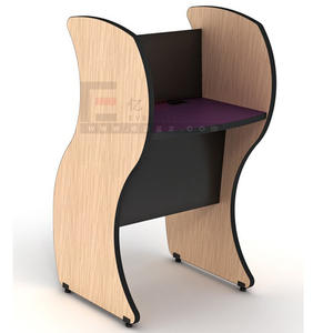 Einfaches Design Schulmöbel Schulaufenthaltsraum Schülertisch Holz-Lesetisch Schüler-Studier-Schreibtisch für Bibliothek - Product Image 2