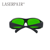 Lunettes de sécurité laser dentaires en polycarbonate bleues/rouges/NIR, certifiées CE pour 450nm 650nm 660nm 808nm 980nm 1064nm