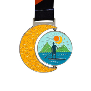 MEDALLAS doradas y plateadas de cobre, <span class=keywords><strong>esmalte</strong></span> suave para lotería, recuerdo de aleación de Zinc Chapado en plata de alta calidad, se puede personalizar - Product Image 3