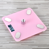 Báscula Inteligente para Medir Grasa Corporal Personal de 180 kg con Pantalla LED Grande, Personalizable OEM, Sensor de 4 Precisiones, 50 g
