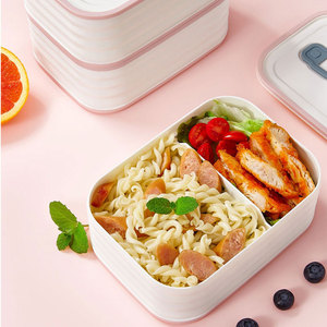 Tedermei <b>Lunch</b> <b>Box</b> Large Capacity Microwave Safe <b>Plastic</b> With Lid For Office And Student Use - Product Image 5