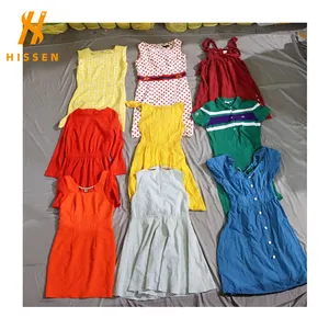 Stock 2023 Wholesale Supplier New Tops Mix Assorted women used Dress Bales Clothes used clothes bale