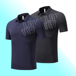 Polo de ajuste holgado de tela elástica más vendido, camisetas deportivas para correr, ajuste de golf - Product Image 3