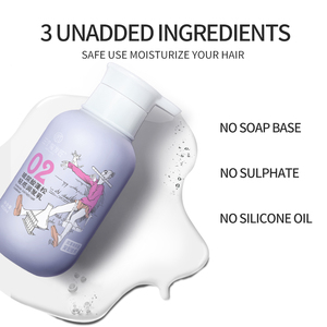 Private Label Haars hampoo und Conditioner Set Reine organische sulfat freie Hyaluron säure Fluffy <span class=keywords><strong>Shampoo</strong></span> OEM Flasche 400ML - Product Image 3