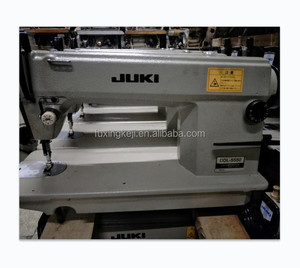 Machine à coudre industrielle JUKI 5550 à point noué, simple aiguille, plate, motorisée, haute vitesse, haute productivité pour chemises et costumes - Product Image 1
