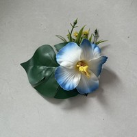Nouvel accessoire de cheveux artisanal bohème à fleurs artificielles pour fête, vacances à la plage, mariage, peigne à cheveux Hibiscus Monstera
