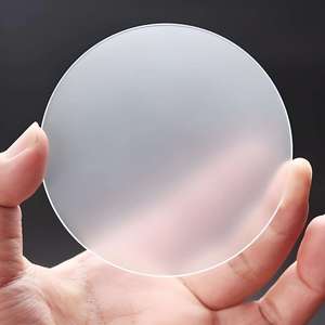 Lentille de focalisation et de protection en verre de silice fondue personnalisée pour machine de soudage laser CO2, utilisation en extérieur et en cuisine - Product Image 1