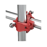 Coupleur d'angle droit pour échafaudage en acier Q235 galvanisé, pince de fixation pour tuyaux d'échafaudage avec installation facile pour les travaux de construction