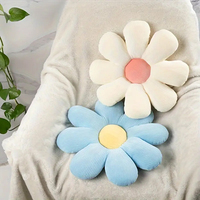Coussin en forme de fleur 40x40cm, coussin décoratif doux pour canapé, chaise, chambre, bureau, décoration de la maison