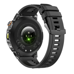 AK95 Outdoor Flashlight 1000mah Smart <b>Watch</b> Big Screen 1.85" HD Large Screen 100+ Sports IP68 BT Call <b>Compass</b> SOS Smartwatch - Product Image 6