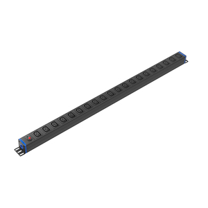 Montaggio verticale su rack PDU IEC C13 C19 Standard PDU con protezione da sovraccarico integrato e indicatore - Product Image 1