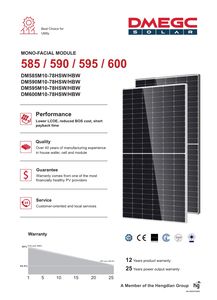 JA/Longi/<span class=keywords><strong>Trina</strong></span>/JinKo/Talesun panneau solaire monocristallin haute efficacité 590W simple/double br solaire 400W 450W 500W 550W 600W 650 W - Product Image 5