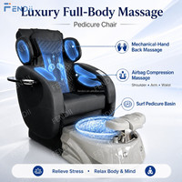 Chaise de spa pour pédicure avec système de massage Shiatsu sans tuyauterie, professionnelle et commerciale, pour salon de manucure