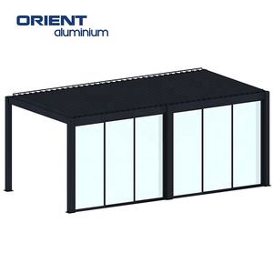 Fixe En Aluminium de Style Véranda Hiver Jardin Conservatoire Salle De Verre Serre Préfabriquée Système Toit <span class=keywords><strong>Solarium</strong></span> Modulaire - Product Image 2