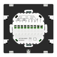 Termostato Programable 5+1+1 con 3 Velocidades de Ventilador, Termostato Wifi para Aire Acondicionado, Control de Temperatura, Termostato para Ventiloconvector