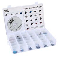 37Pcs Sensor Module Kit 45Pcs Sensor Module Kit Pemrograman Berbagai Modul Sensor Pembelajaran dengan Sensor Module Starter Kit