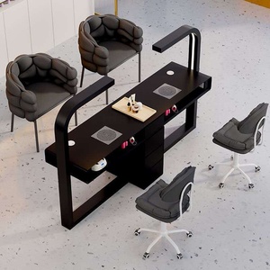 Hot Sale Single Manicure <b>Table</b> and Chair Set Professional Nail <b>Table</b> with Vacuum Cleaner <b>Table</b> Manicure for Nail Salon - Product Image 2