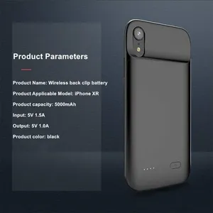 Per <span class=keywords><strong>iPhone</strong></span> XR Case <span class=keywords><strong>batteria</strong></span> X XS XR XS Max uscita Audio <span class=keywords><strong>Cover</strong></span> in Silicone morbido ricarica Power Bank per <span class=keywords><strong>iPhone</strong></span> XR <span class=keywords><strong>batteria</strong></span> - Product Image 5