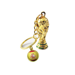Nouveau porte-clés trophée de <span class=keywords><strong>la</strong></span> Coupe de football, souvenir moderne et léger, en métal, pour clés de voiture - Product Image 6