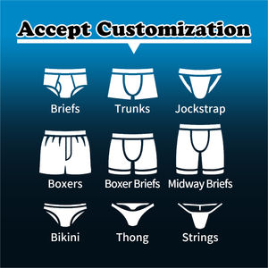 Celana dalam kustom bambu lembut nyaman bantalan celana dalam Boxer celana dalam Boxer celana dalam pria celana dalam - Product Image 6