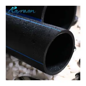 Tube HDPE sortie d'usine 75mm 110mm 315mm conduites d'eau en hdpe et raccords pe 100 prix des tuyaux en polyéthylène