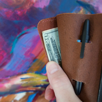 Housse de carnet miniature de haute qualité en cuir véritable, étui de voyage pour carnet de poche