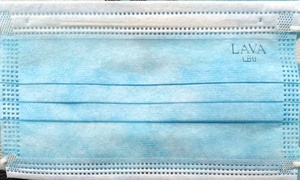 Masker Wajah Sekali Pakai 3 Lapis Non-woven dengan Tali Pengikat Telinga dan Pencetakan Logo Kustom - Product Image 4