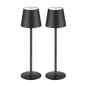 Wholesale Cordless Rechargeable Table Lamp Portable 1200-5000mAh <b>Battery</b> <b>Operated</b> 3Color Stepless Dimming up for Restaurant - Product Image 1