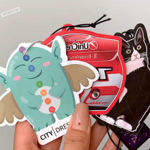 Feuilles désodorisantes pour voiture en papier de coton premium, parfum de luxe à suspendre pour automobile - Product Image 6